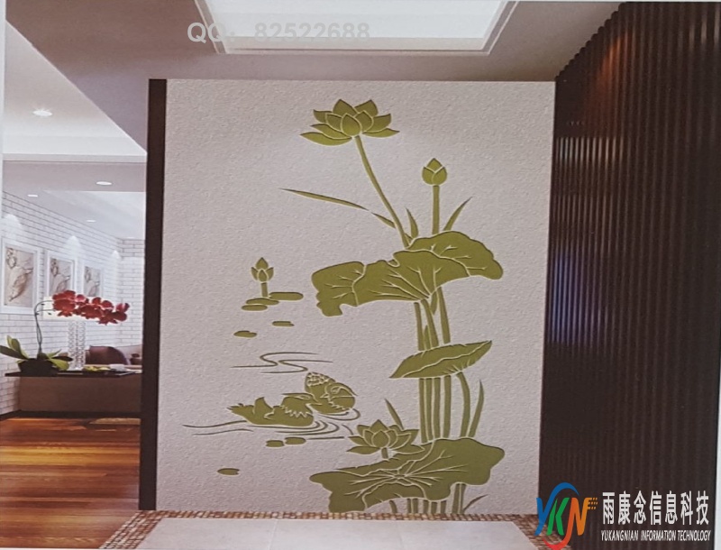 荷塘米白色底玄关过道XG010