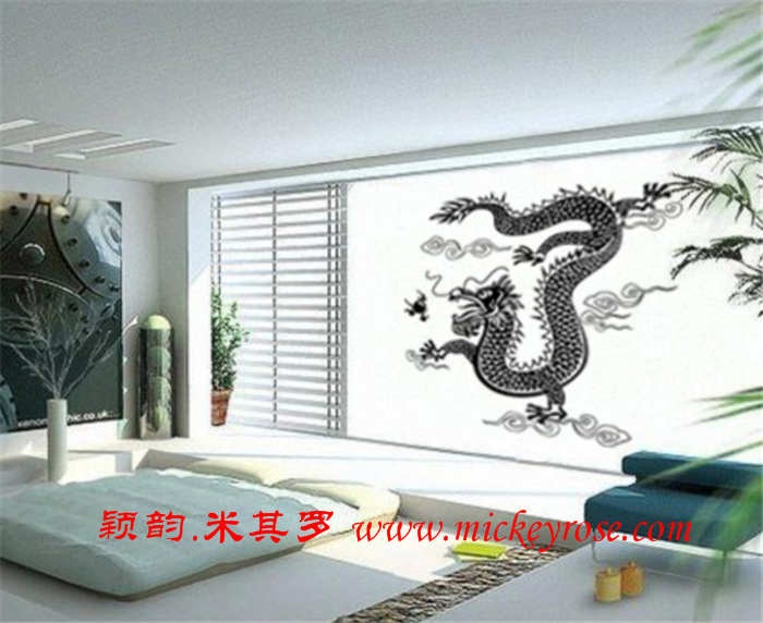 兰舍传统背景墙AAW122 免费