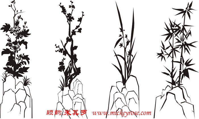 兰舍传统背景墙SF13 免费