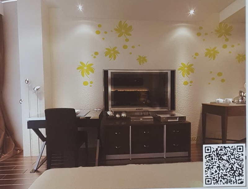 VR全景现代风格电视背景散花 340
