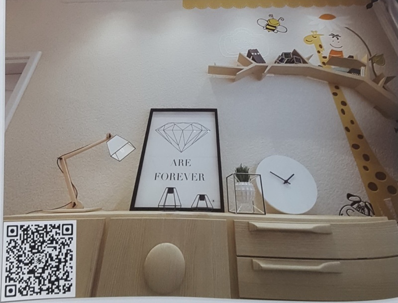 VR全景现代风格儿童房背景卡通371