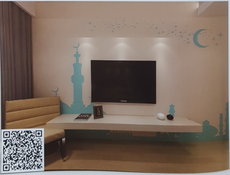 VR全景现代风格书房背景383