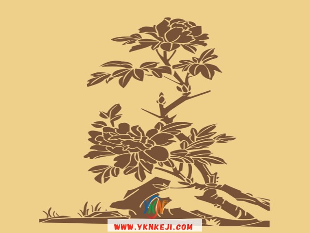 中式风格 花开富贵HKFG-349: