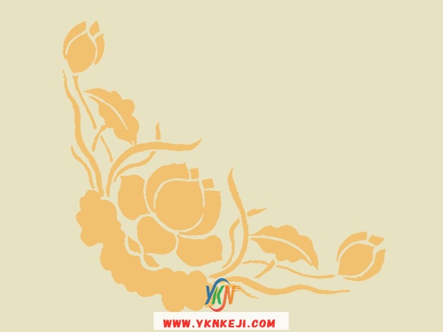 中式风格 花开富贵HKFG-366: