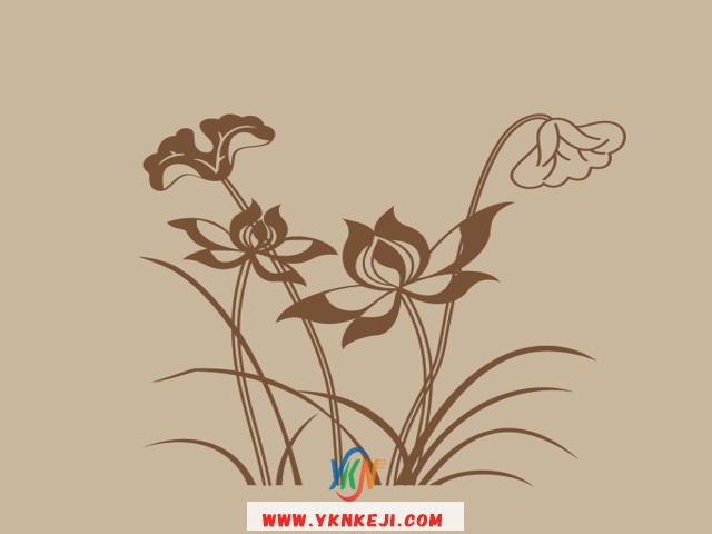 中式风格 花开富贵HKFG-493: