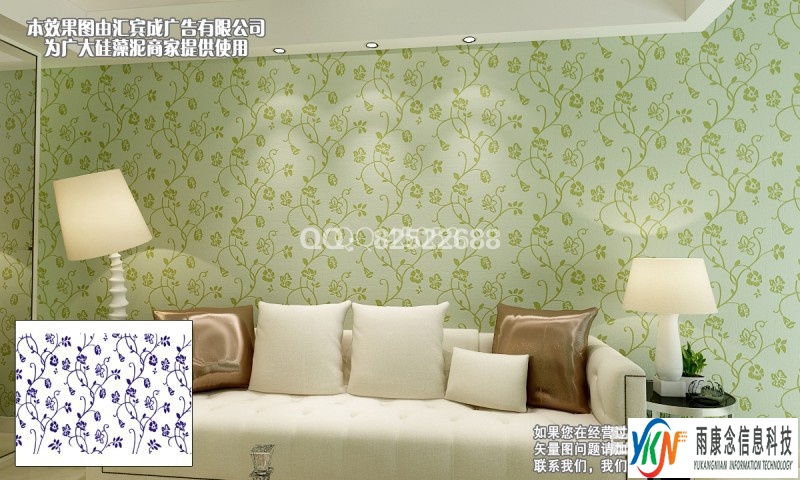 大津硅藻泥沙发墙系列矢量图CDR EPS 下载