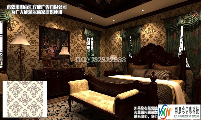 大津硅藻泥卧室系列矢量图CDR EPS 下载