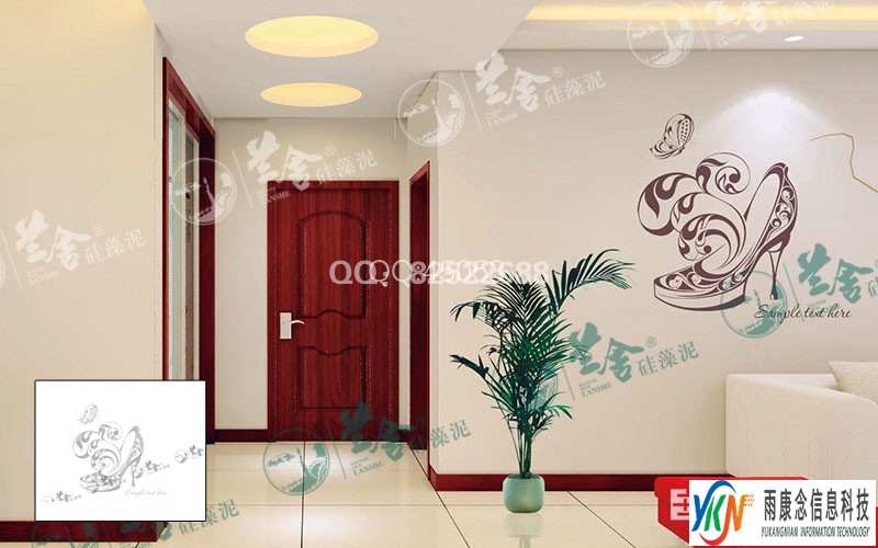 兰舍硅藻泥单花系列矢量图CDR 文泰下载